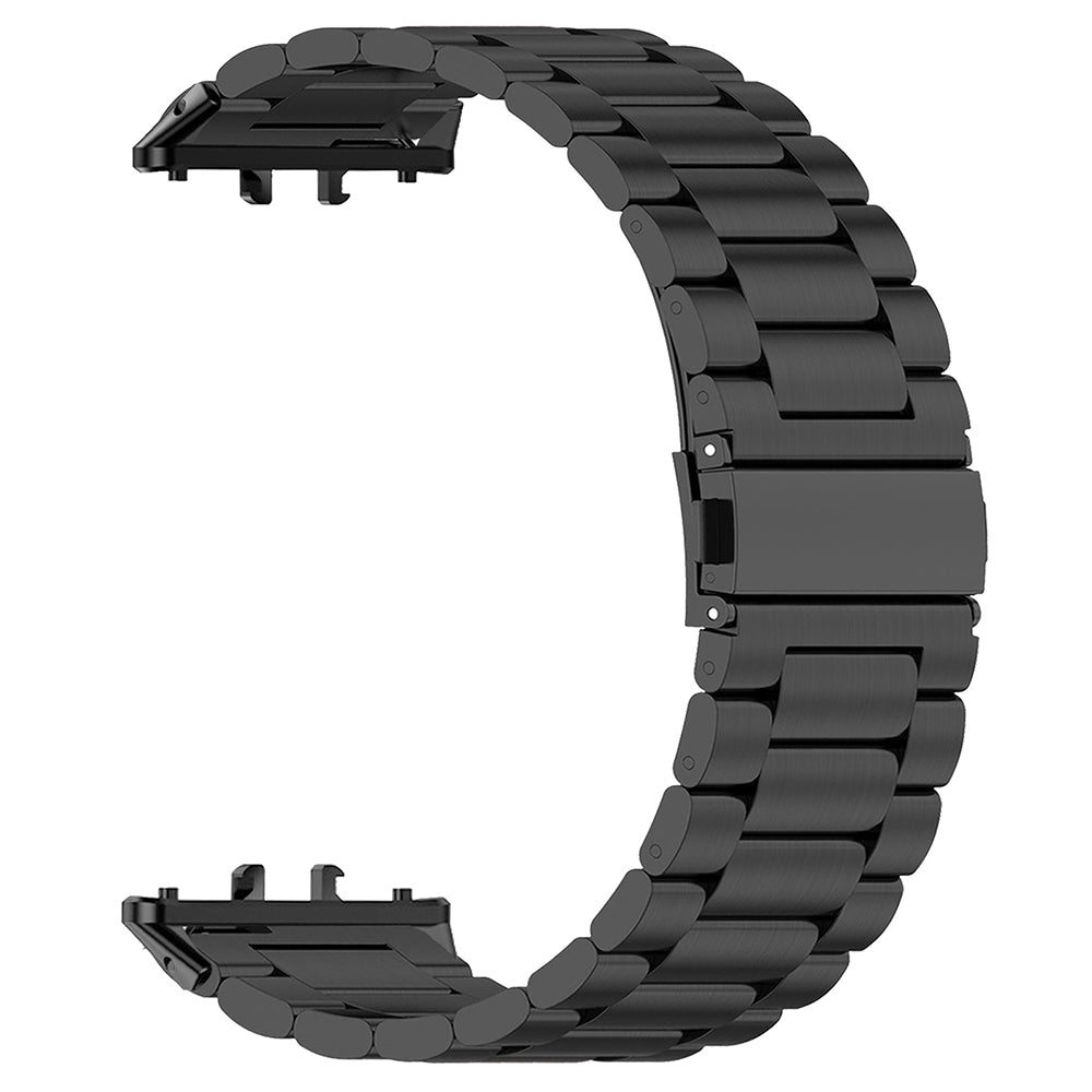 For Samsung Galaxy Fit3 Replacement Strap Quick Release Stainless Steel Watch Band, Black For Samsung Galaxy Fit3 Replacement Strap Quick Release Stainless Steel Watch Band, Black